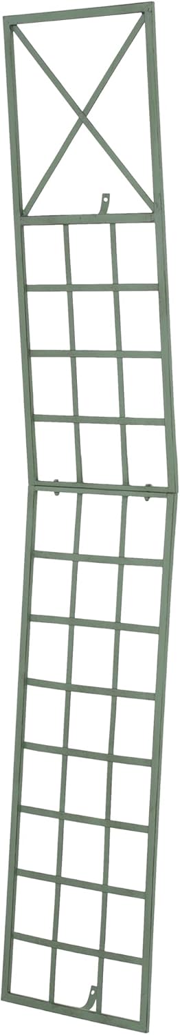 CLP Metall-Rankgitter Trigo zur Wandbefestigung I Rankhilfe für die Wand I Rankzaun aus lackiertem M