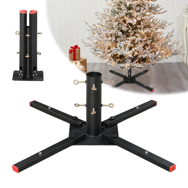Weihnachtsbaumständer, Christbaumständer für künstliche Bäume mit magnetischer Aufbewahrung – Robust