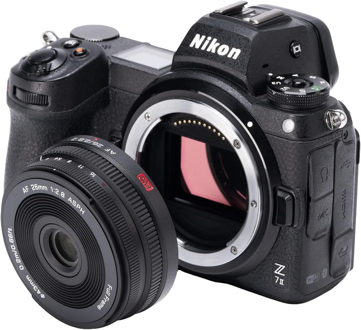 VILTROX 26mm F2.8 EVO Z Pancake Objektiv für Nikon Z | AF 26mm f/2.8 Z, Pancake Autofokus Vollformat
