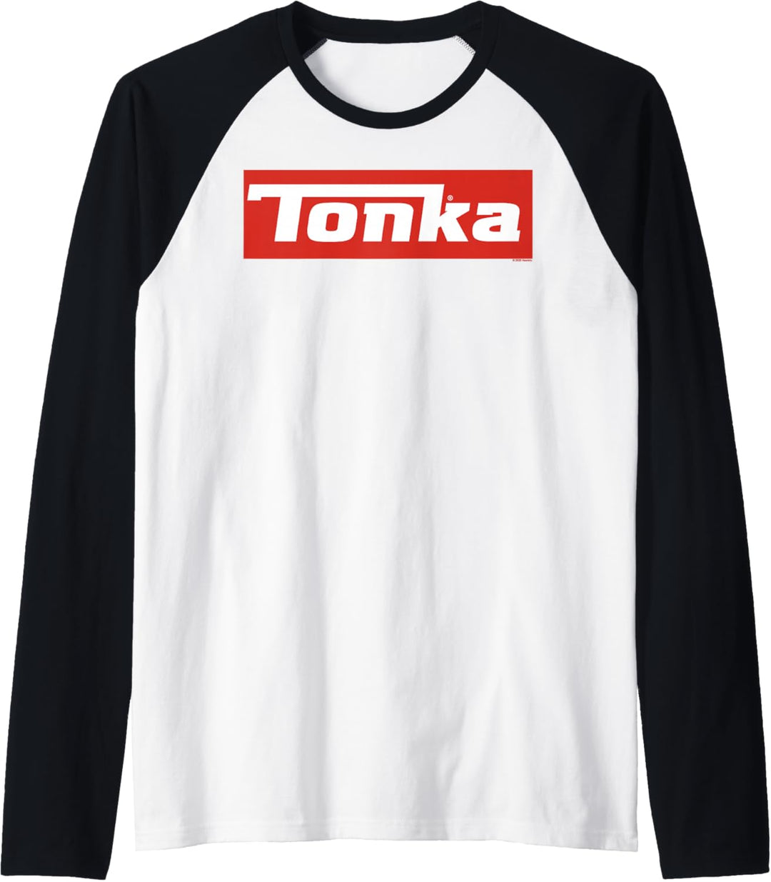 Tonka Simple Red Vintage Logo Raglan