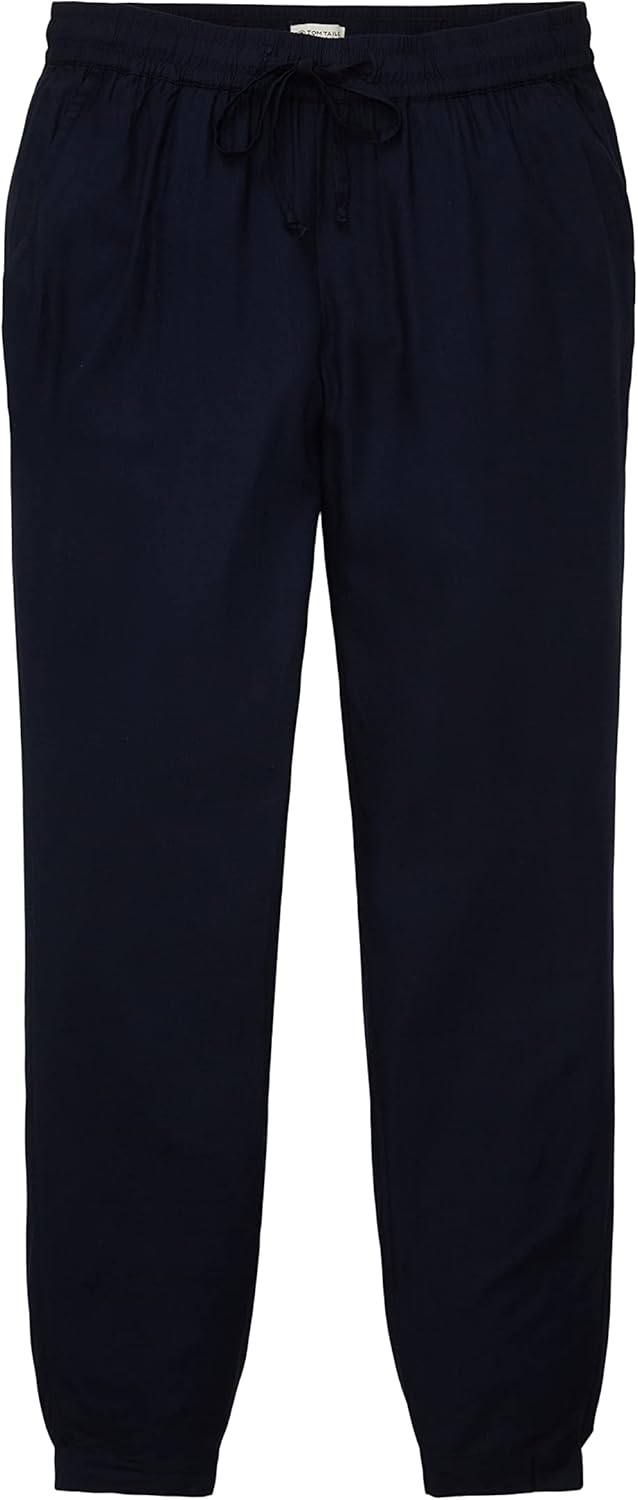 TOM TAILOR Damen Loose Fit Stoffhose 36W / 30L 10668 - Sky Captain Blue, 36W / 30L 10668 - Sky Capta