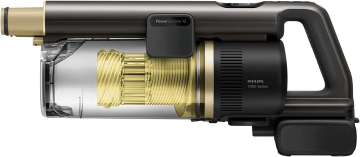 Philips SpeedPro Max Akku-Staubsauger 7000 Series, Hellgelb, 3-stufige Filterung, Hart- und Weichböd