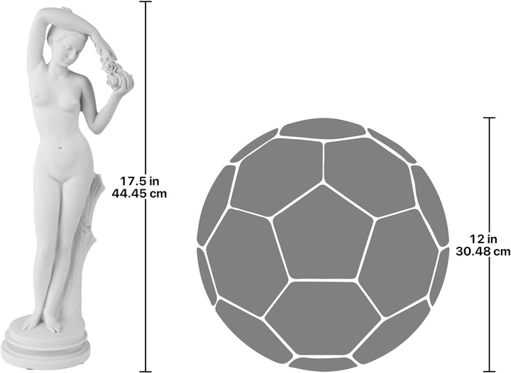 Design Toscano Verführerische Venus, Marmor-Kunstharz Statue Garten, Garten