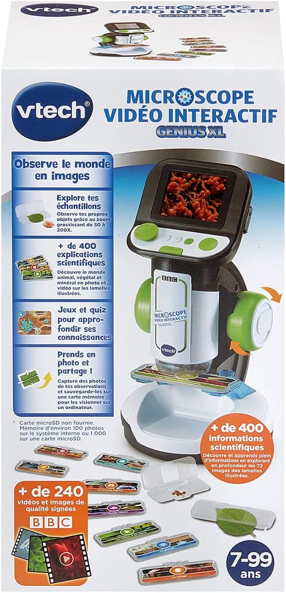 VTech. Mikroskop für Kinder, 80-616175, Weiss und Grün, Standard