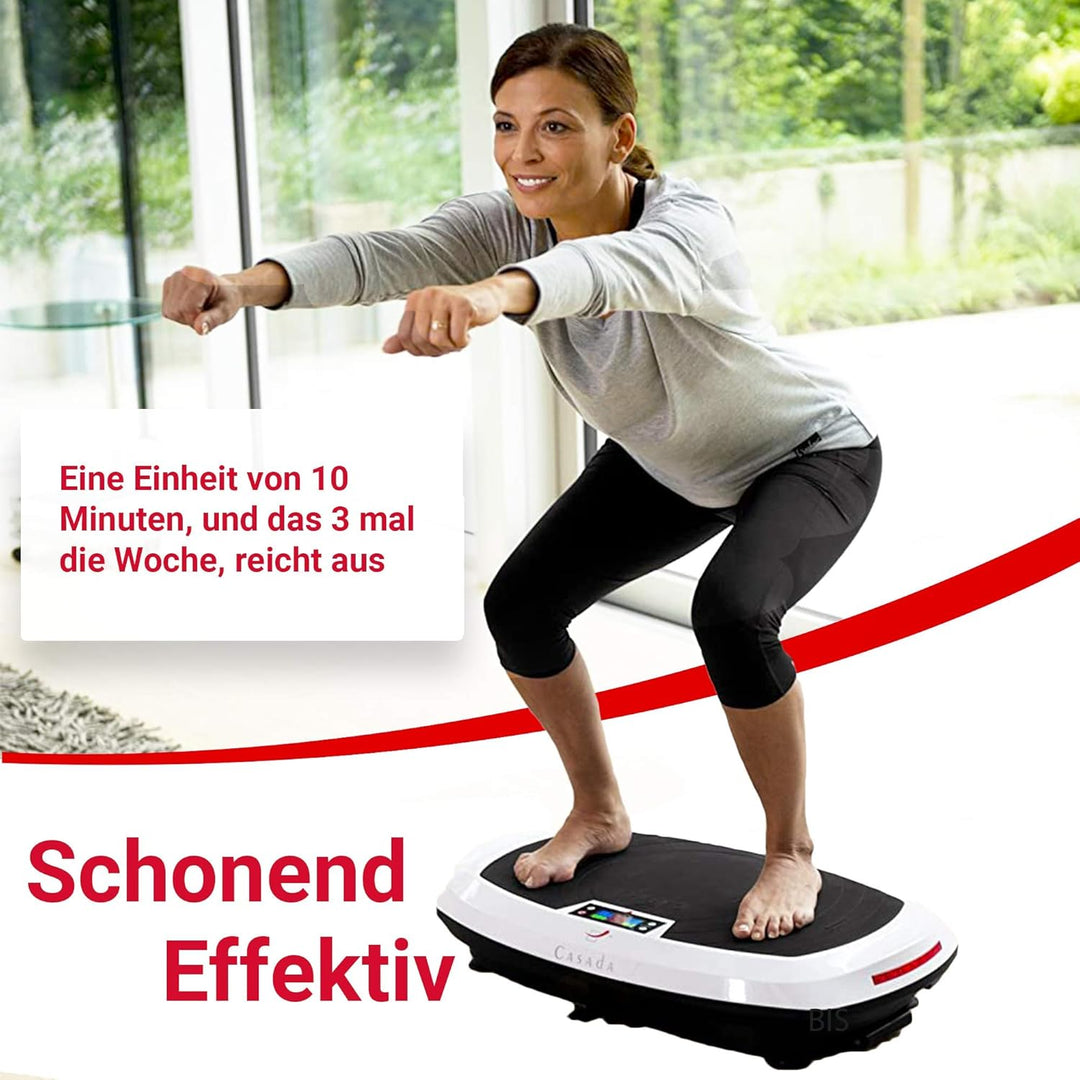 Casada PowerBoard 2.1 – Seitenalternierende Vibrationsplatte für Ganzkörpertraining, Muskelaufbau, G