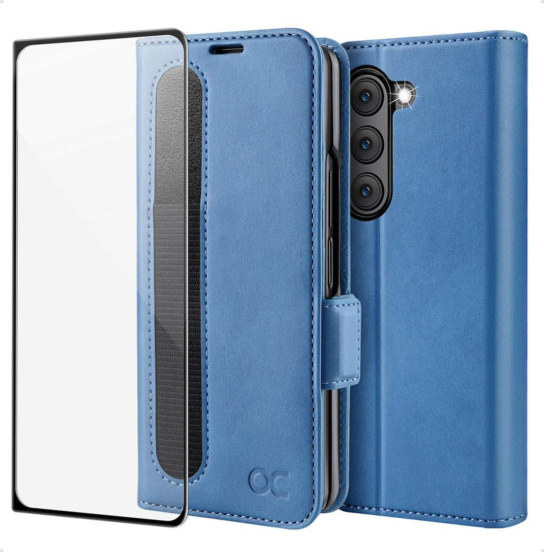 OCASE Aktualisierte Version Hülle Samsung Galaxy Z Fold 5 5G Handyhülle [mit S Pen Halter] [Vorderse