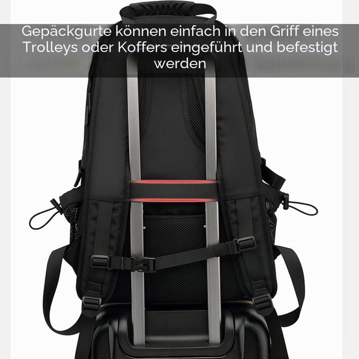 50L 60L 80L Gross Reiserucksack Herren,Erweiterbar Handgepäck Rucksack,17-Zoll Laptoptasche Arbeit L