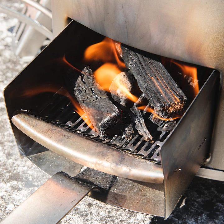 Gozney ROCCBOX Holzbrenner 2.0 - Abnehmbarer Holzbrenner für ROCCBOX - Umschalten zwischen Holz oder