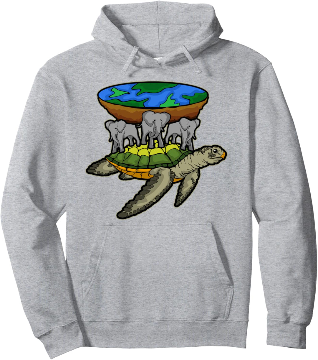 Die Erde ist flach - Flat-Earth-Theory Pullover Hoodie