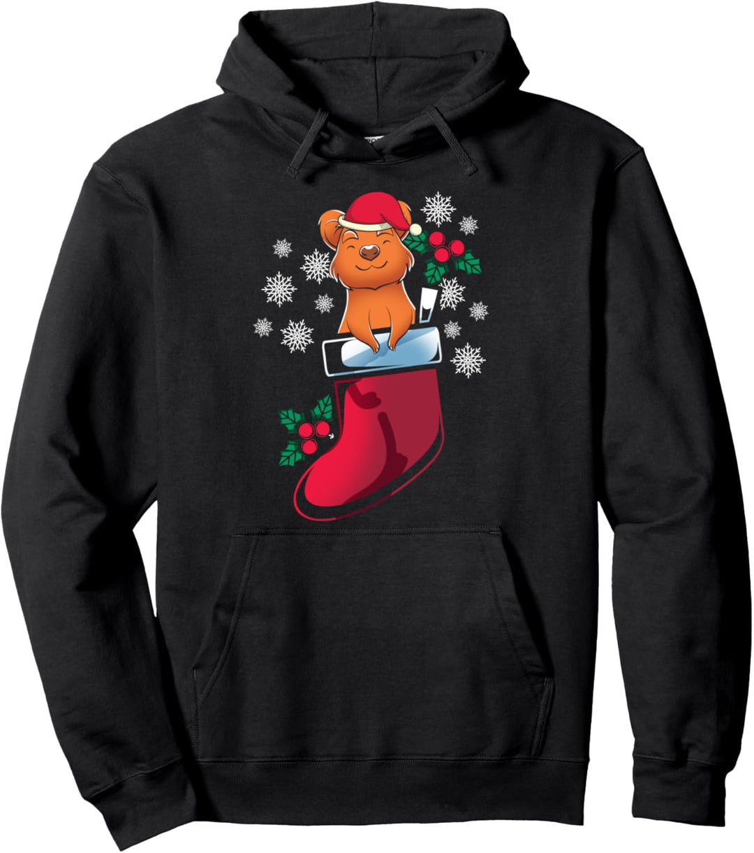 Lustiges Quokka mit lustigem Motiv "Xmas Merry Christmas" Pullover Hoodie