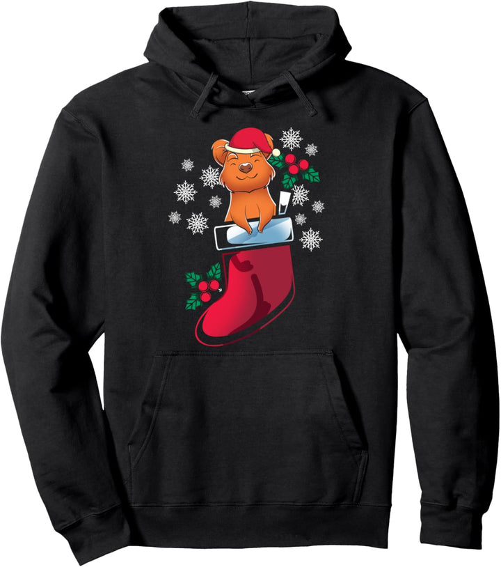 Lustiges Quokka mit lustigem Motiv "Xmas Merry Christmas" Pullover Hoodie