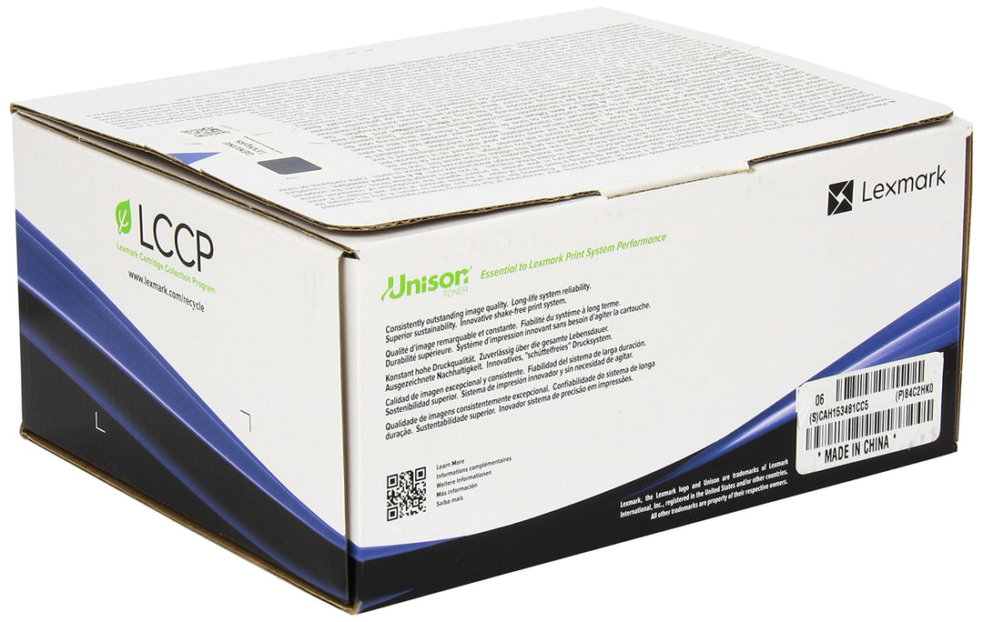 Lexmark 84C2HK0 Original Toner 1er Pack, Schwarz