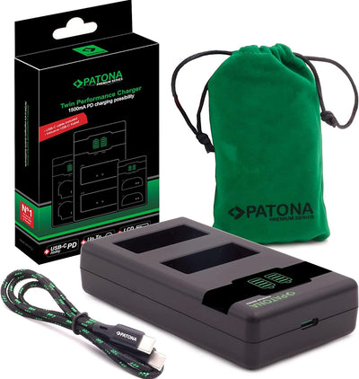 PATONA V1 Protect 2X Akku NP-W126s (1140 mAh) inkl. NTC-Sensor und V1 Gehäuse - mit PD Performance U