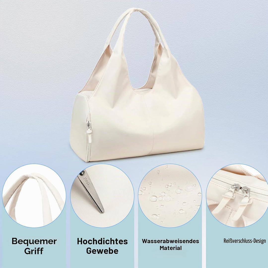 Sporttasche für Damen und Herren mit Schuhfach &amp; Nassfach Weekender Reisetasche Freizeit Handtasche