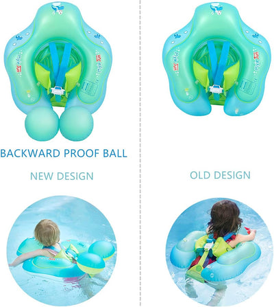Myir JUN Schwimmring Baby, Aufblasbarer Baby Schwimmring Baby Schwimmreifen Schwimmhilfe mit Baby Sc