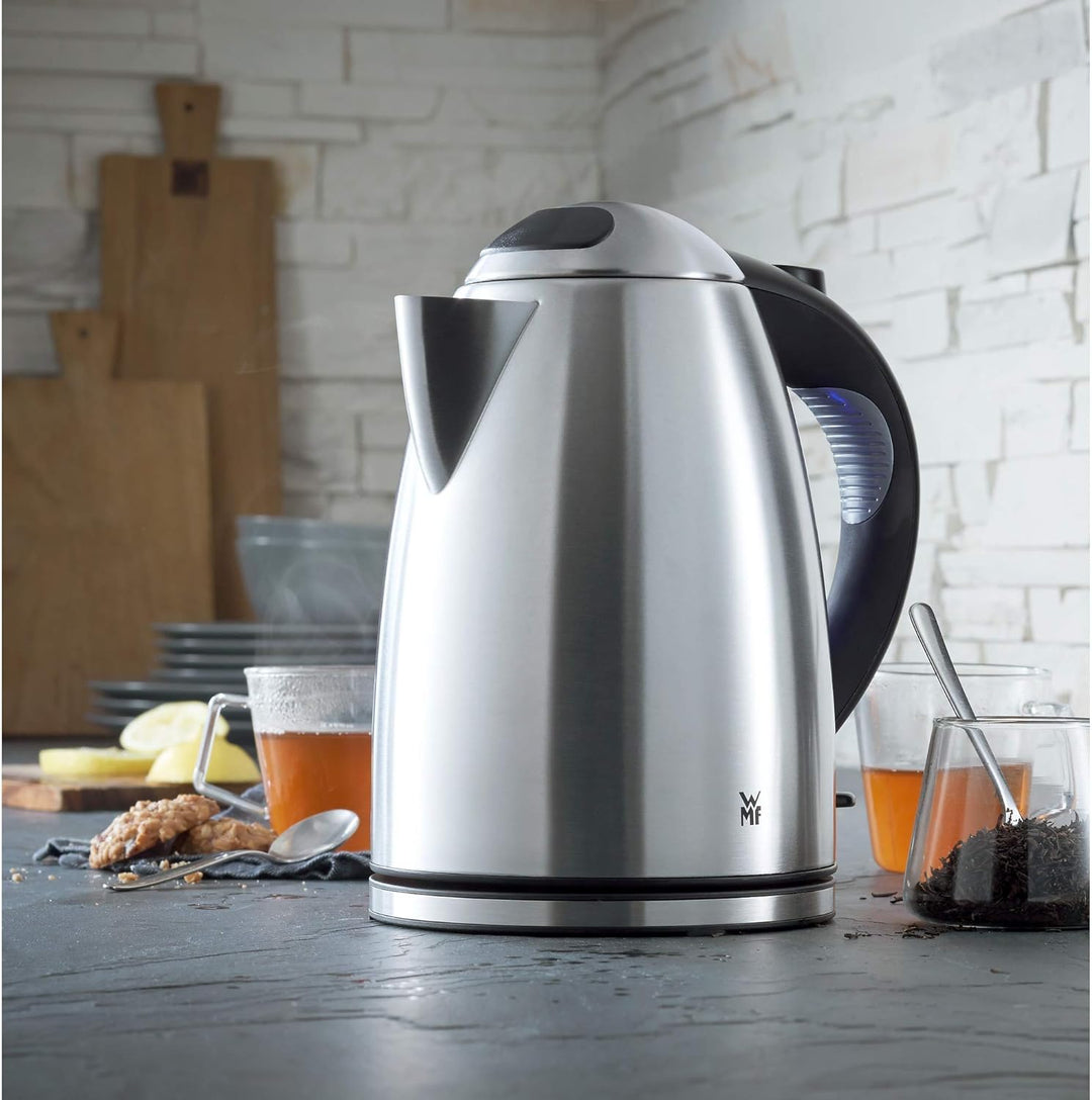 WMF Bueno Pro Toaster Edelstahl, Doppelschlitz Toaster mit Brötchenaufsatz, 870W & Stelio Wasserkoch