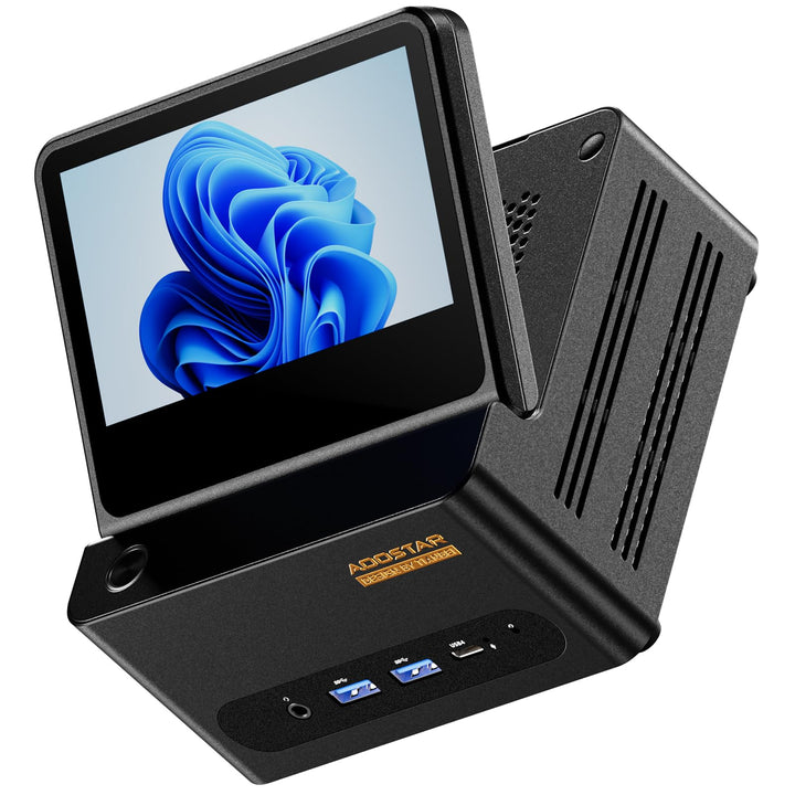 AOOSTAR G-FLIP Mini PC R7 PRO 8845HS(5.1GHz,AI Prozessor),Mini Desktop Computer Kein RAM Keine M.2 P