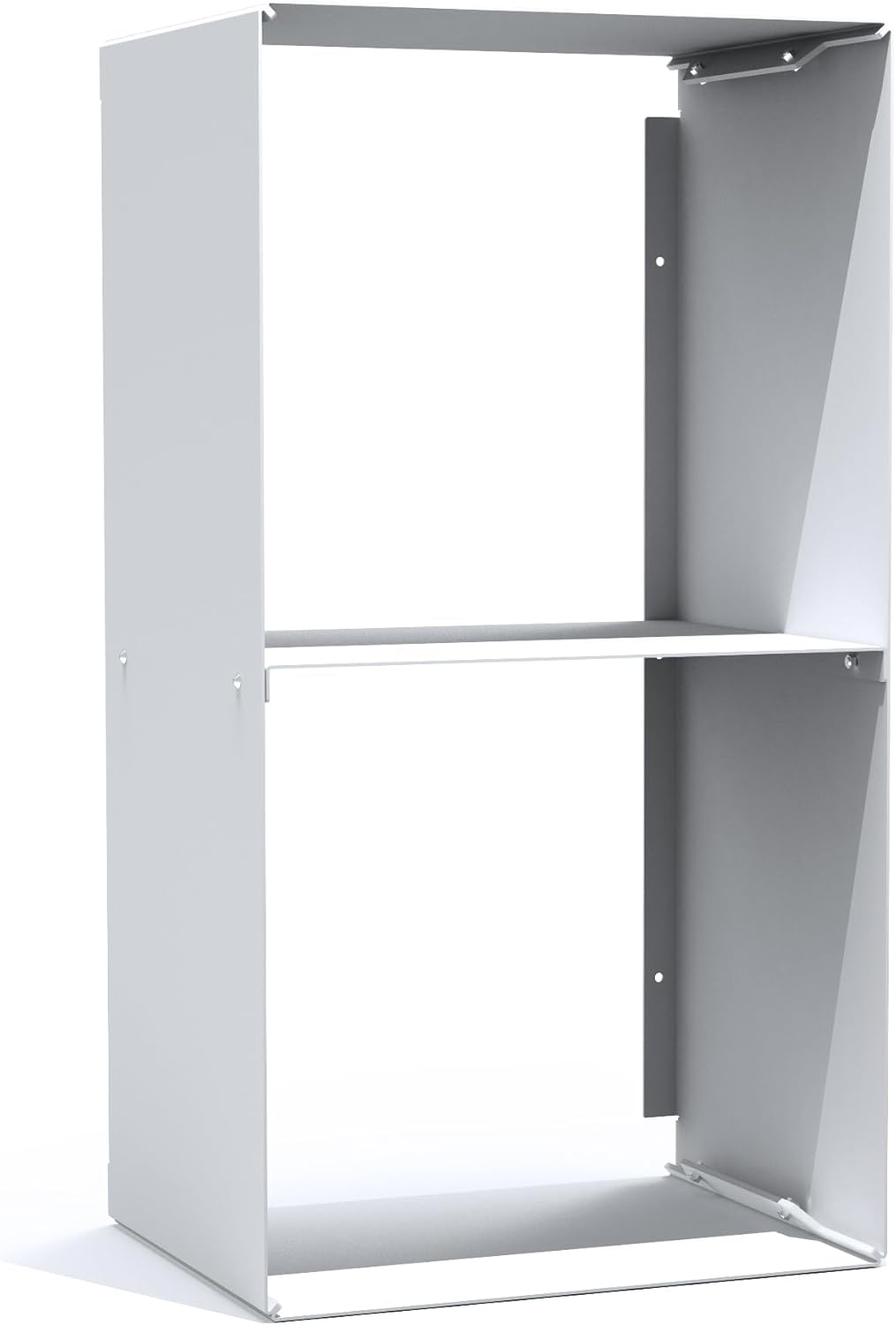 teileplus24 BHS7 Kaminholzregal Innen Aussen | Brennholzregal Metall | Kaminholzkorb | Industrial Lo