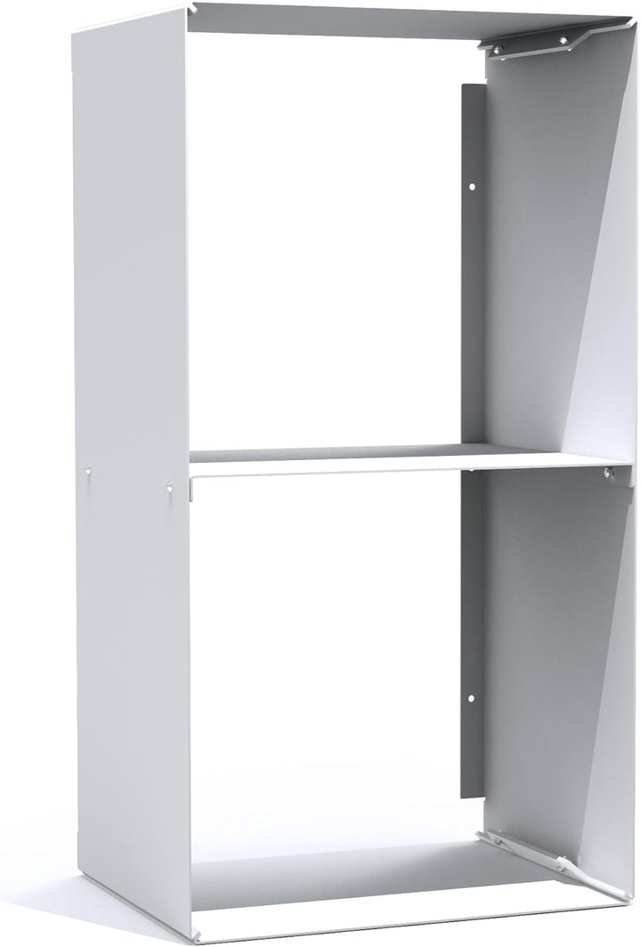 teileplus24 BHS7 Kaminholzregal Innen Aussen | Brennholzregal Metall | Kaminholzkorb | Industrial Lo