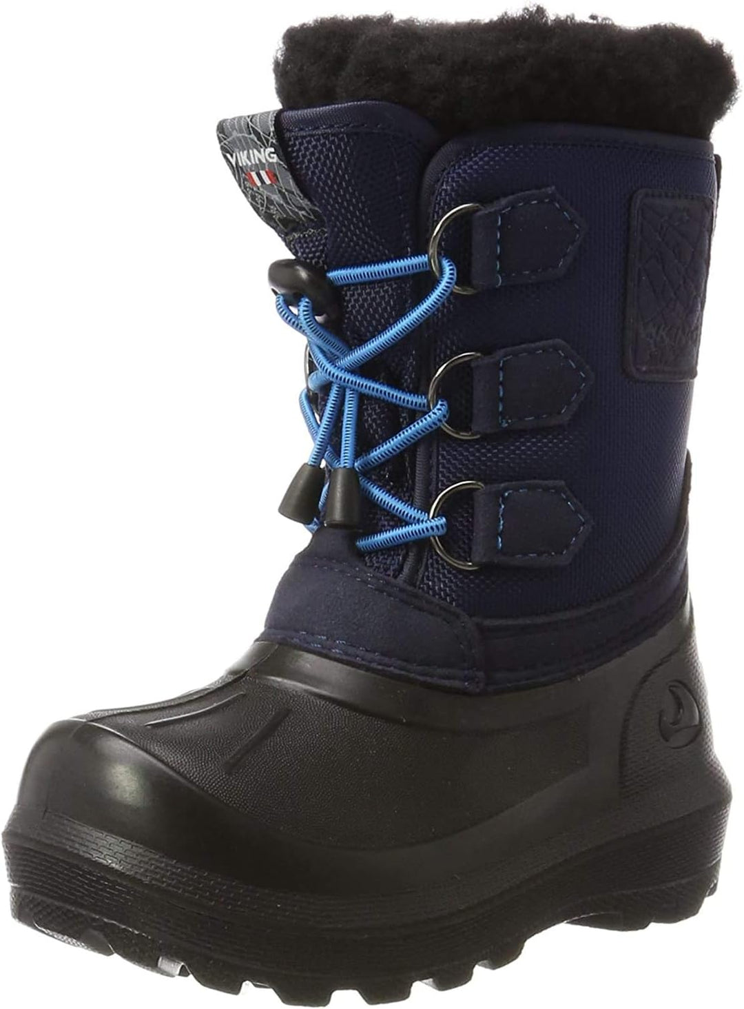 Viking Unisex Kinder Istind Schneestiefel, Mid Blue Black