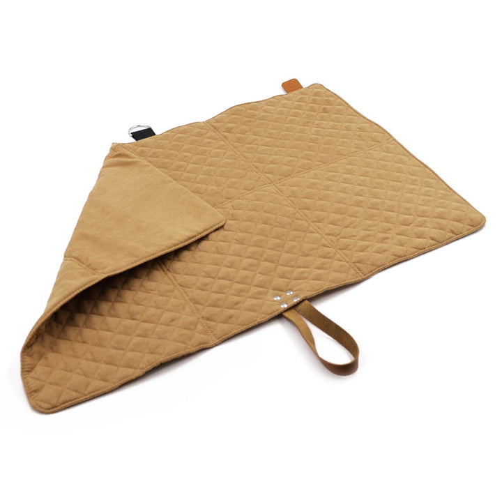 Paws&Co Hundedecke für unterwegs faltbar tragbar perfekt für Camping Picknick Outdoor 75x50cm (M, Br