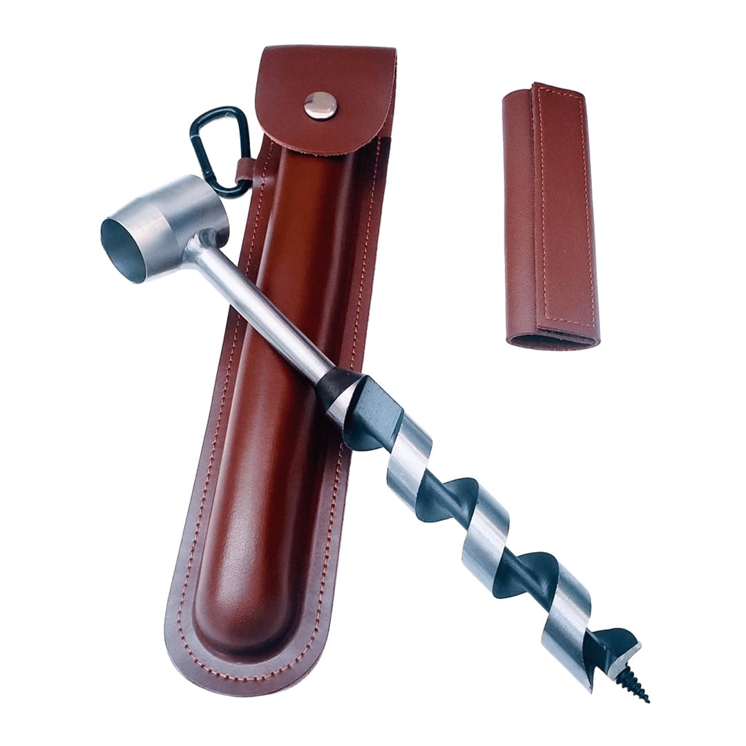 Bushcraft Überlebenswerkzeug, verlängerter Handschneckenschlüssel Scotch Eye manueller Handschnecken