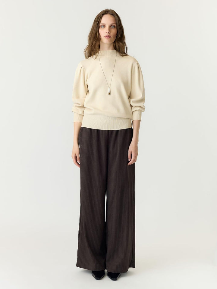YAS Damen Yasfonny Ls Knit S. Noos Pullover XS Birch, XS Birch
