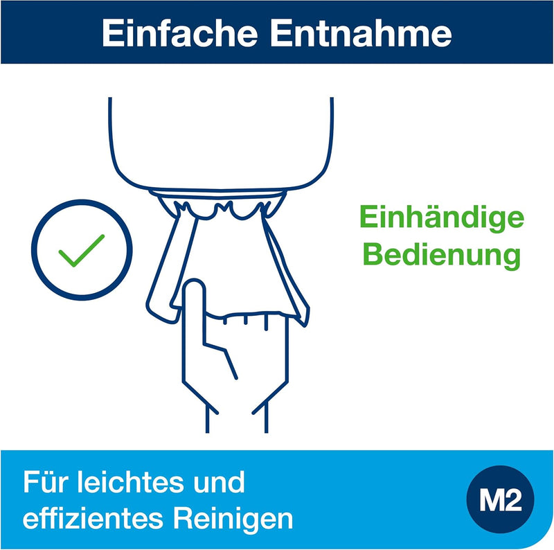 Tork 559000 Innenabrollungsspender für M2 Papierwischtücher im Elevation Design / Wischtuchspender f