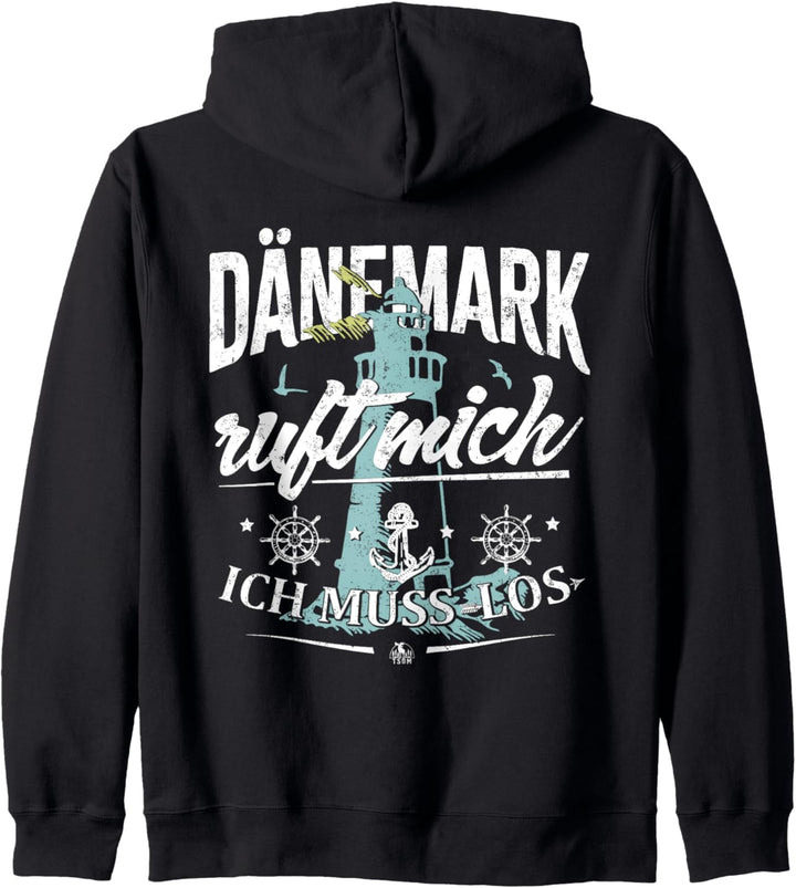 Dänemark ruft mich - Ich muss los Kapuzenjacke