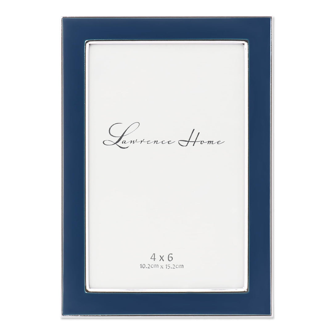 Lawrence Frames Emaille-Bilderrahmen, 10 x 15 cm, Marineblau blau 4x6, blau 4x6