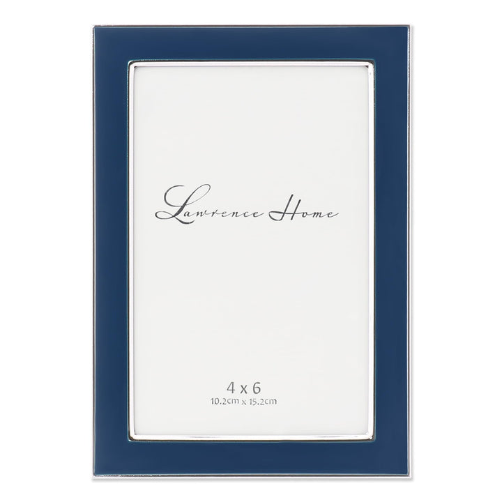 Lawrence Frames Emaille-Bilderrahmen, 10 x 15 cm, Marineblau blau 4x6, blau 4x6