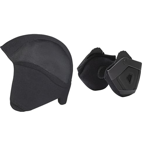 ABUS Winter Kit Fahrradhelm L Bundle mit Ohrenschützer Schwarz (black), L Bundle mit Ohrenschützer S
