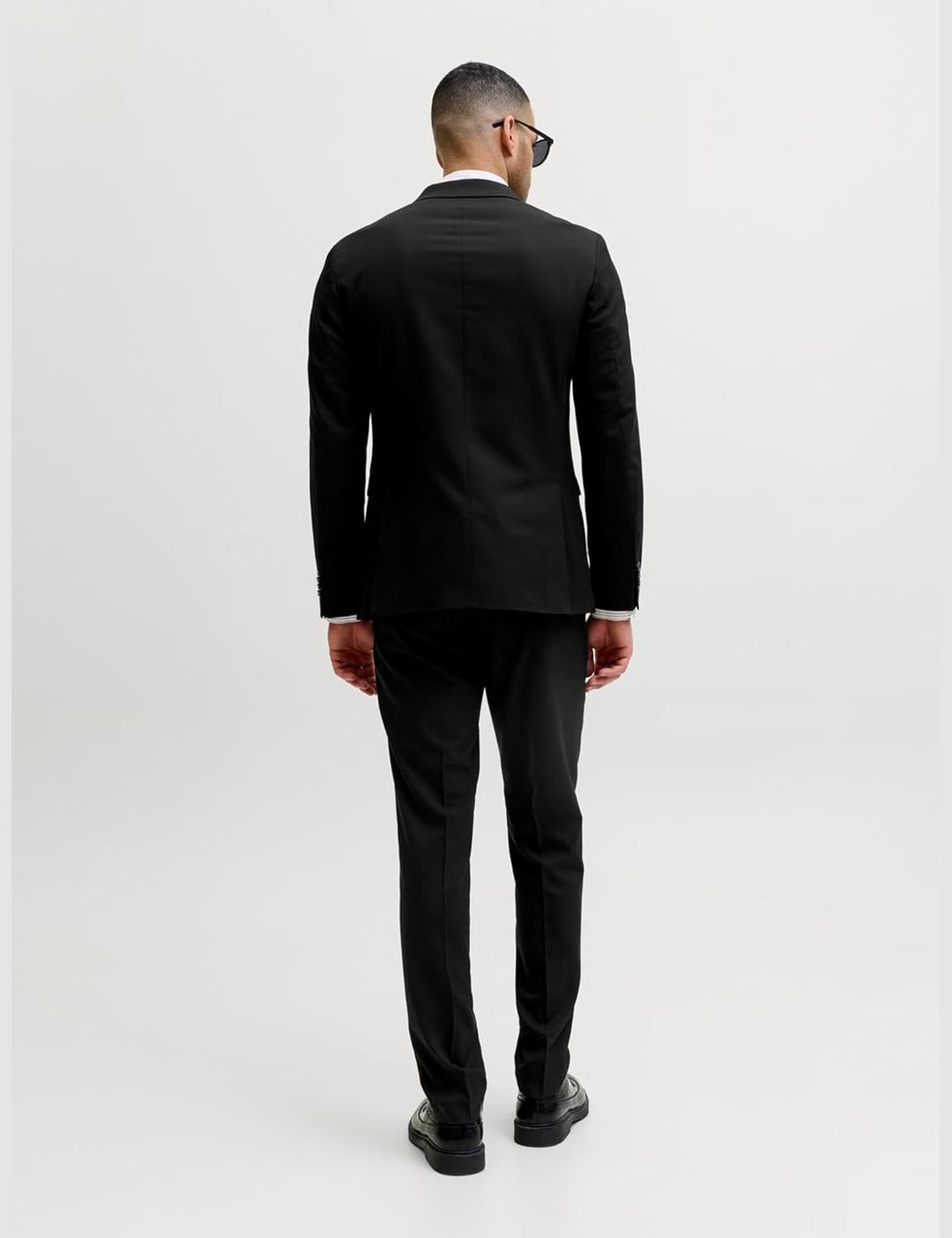JACK & JONES Herren Jprfranco Suit Noos Anzug 46 Black/Fit:super Slim Fit, 46 Black/Fit:super Slim F