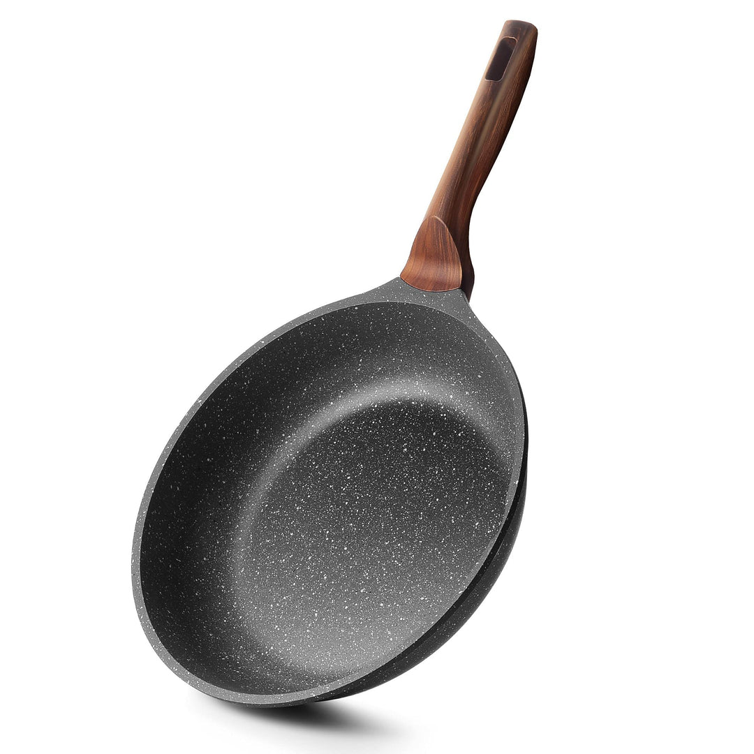 RIOVARM 20cm Induktion Bratpfanne, Antihaft Pfanne, Granit Beschichtung Omelettpfanne, Eierpfannen o