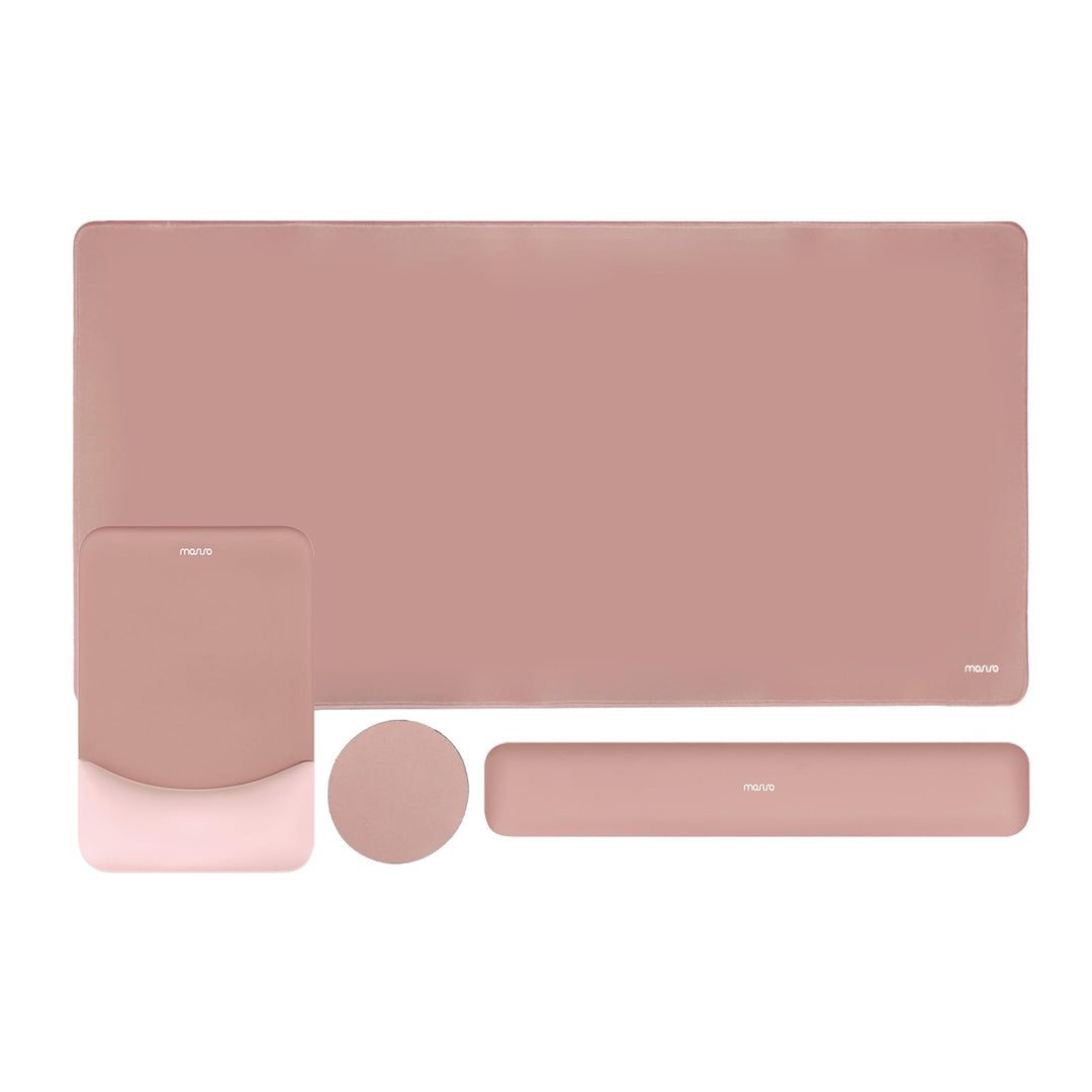 MOSISO Tastatur Mauspad Set, Grosses Schreibtischunterlage Desk Mat &amp; Rechteckige Handballenauflage
