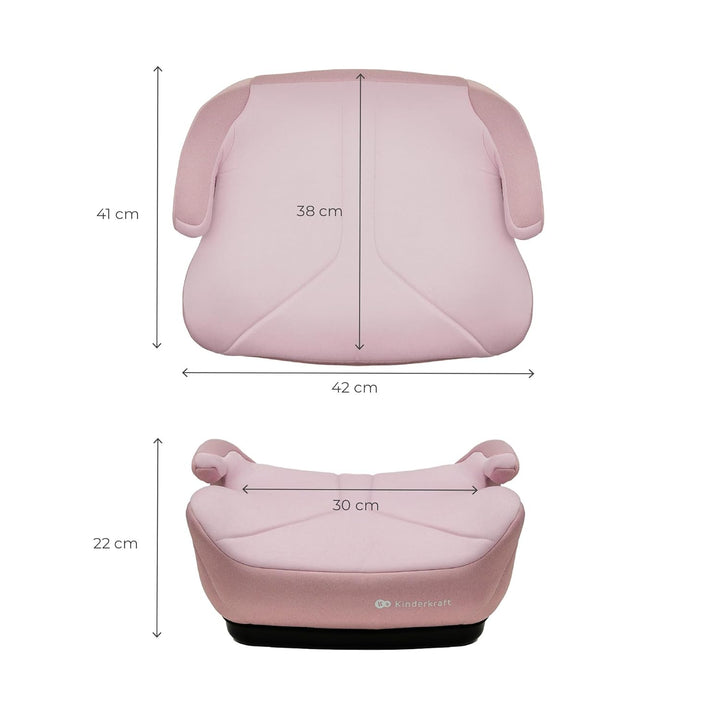 Kinderkraft I-BOOST 2 I-SIZE, Autositz, 125-150 cm, Babyschale, Sitzerhöhung für 6 bis 12 Jahre, ein