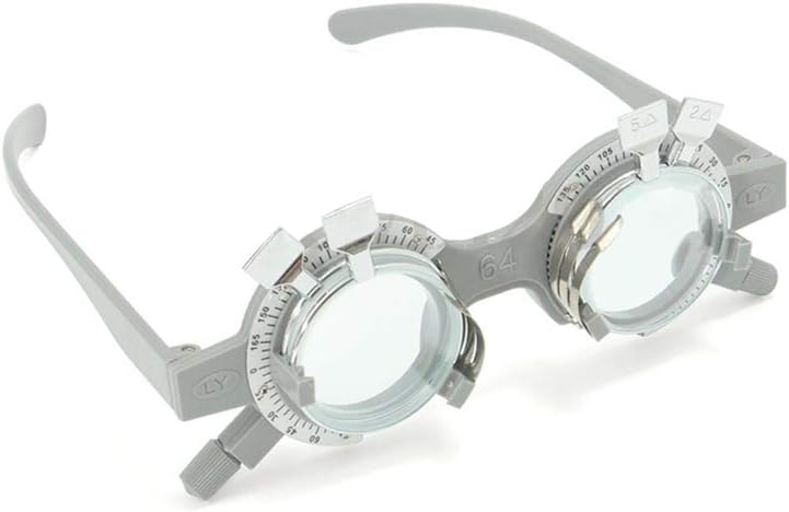 HINOPY 266 Pcs Testlinsen-Set, Metal Optometry Optical Trial Lens Set Optometrie Metallrand Linse mi
