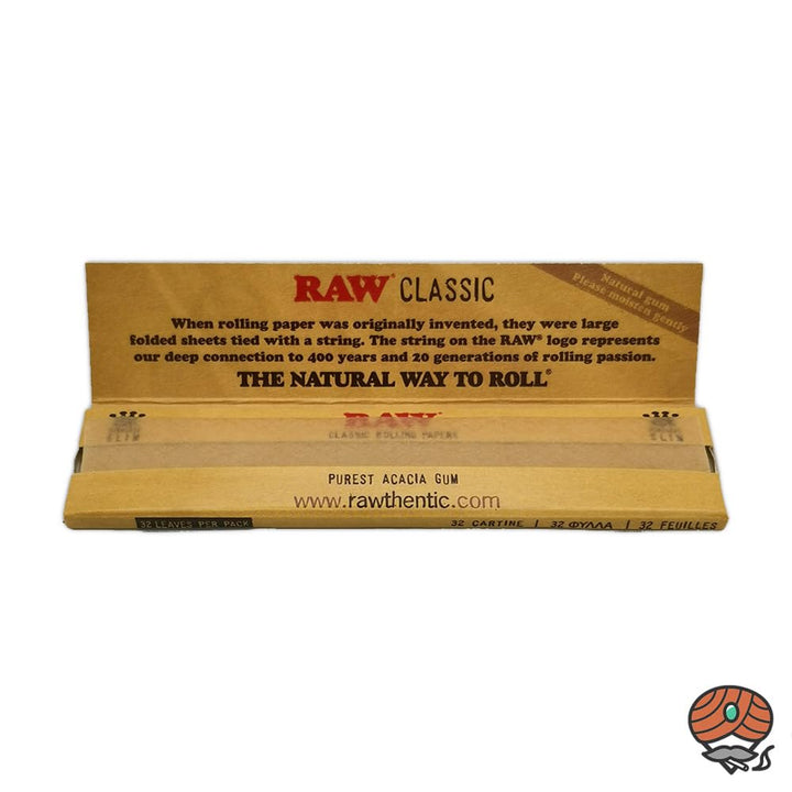 Raw klassische King Size Papiere mit 50er Packung, Braun