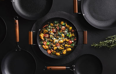 MasterPRO Set Wok + Utensilios ODIN MP 24 cm | 3 Gadgets Schwarz, 24 cm | 3 Gadgets Schwarz