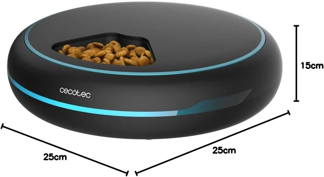 Cecotec Pumba 1600 Purrfect Meal Automatischer Futterspender für Haustiere, Fassungsvermögen 1,6 l,