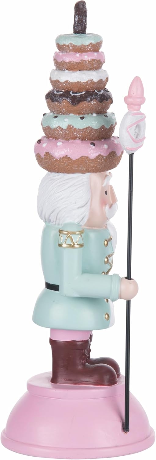 Villa d'Este Home Tivoli Sweet Christmas Polyresin Nussknacker Soldat Donuts Baum