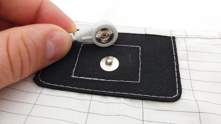 Erdungslaken Bett Set - GROss 240 x 90 cm – Erdungsbettlaken – Erdungsbettuch – Baumwolle Bettlaken