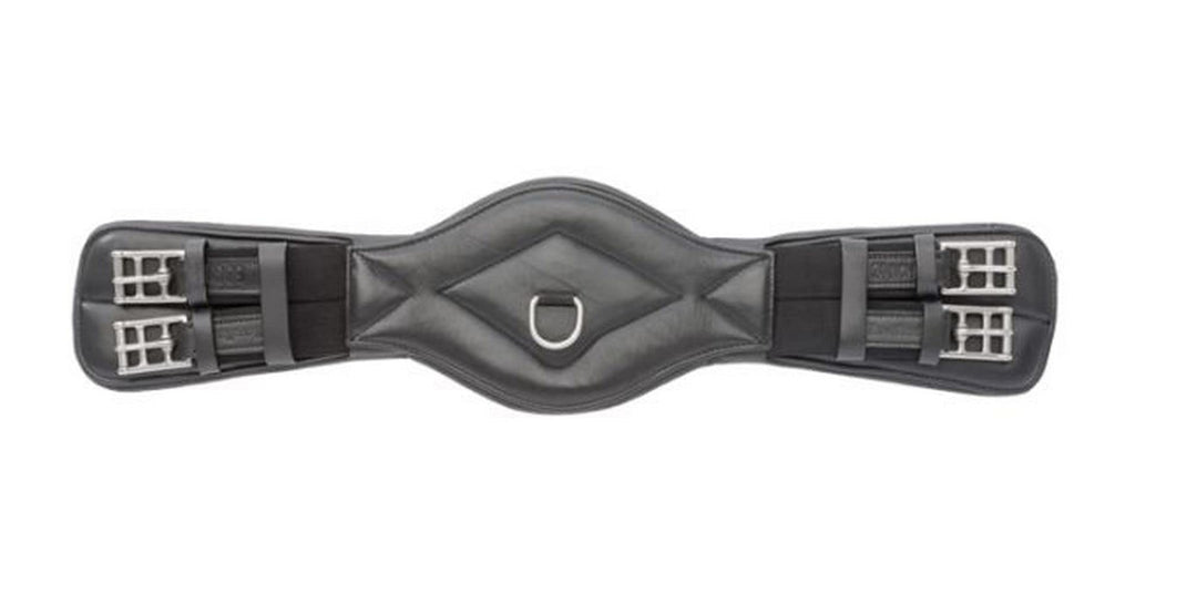 KAVALKADE Ledersattelkurzgurt „Soft Comfort“, mit Elast 65 cm schwarz, 65 cm schwarz