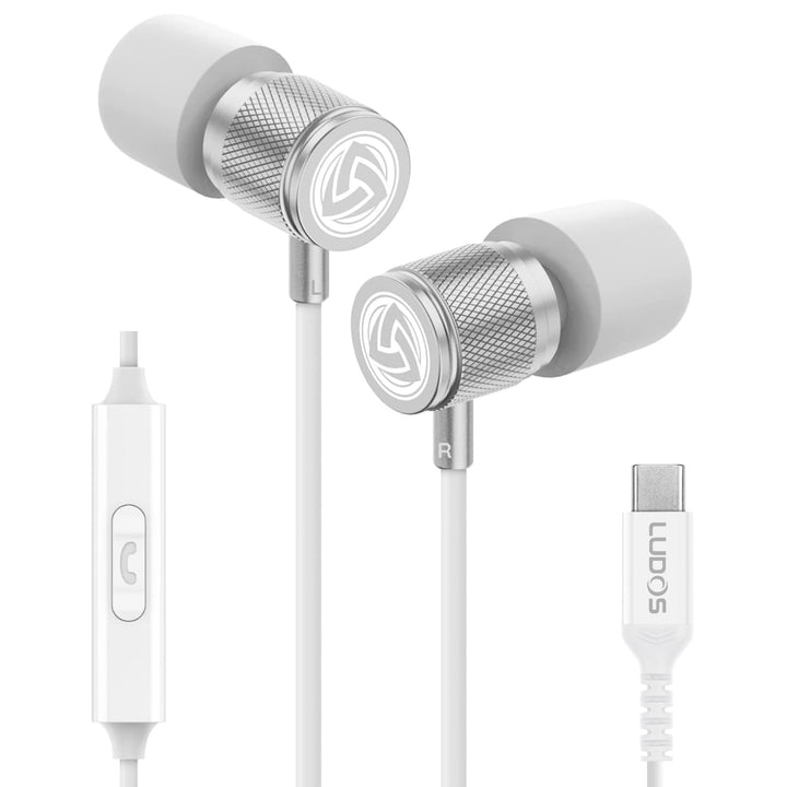 LUDOS Ultra USB C Kopfhörer, 5 Jahre Garantie für iPhone 16 15 Pro Max Plus Samsung Galaxy S24 S23 U