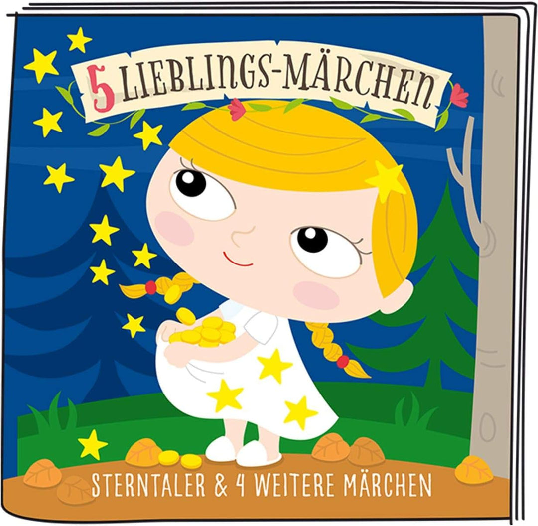 tonies Hörfiguren für Toniebox, 5 Lieblings-Märchen – Sternentaler und 4 weitere Märchen, Hörspiel f
