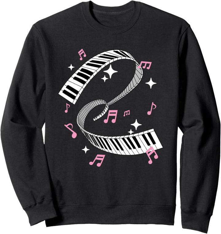 Klavier Musiker Band Keyboard Sweatshirt