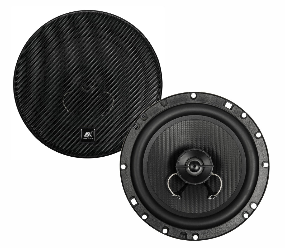 ESX HZ62-16,5cm (6.5") 2-Wege Koaxial-Auto-Lautsprecher | 1 Paar | EInbau-Lautsprecher Audio Horizon