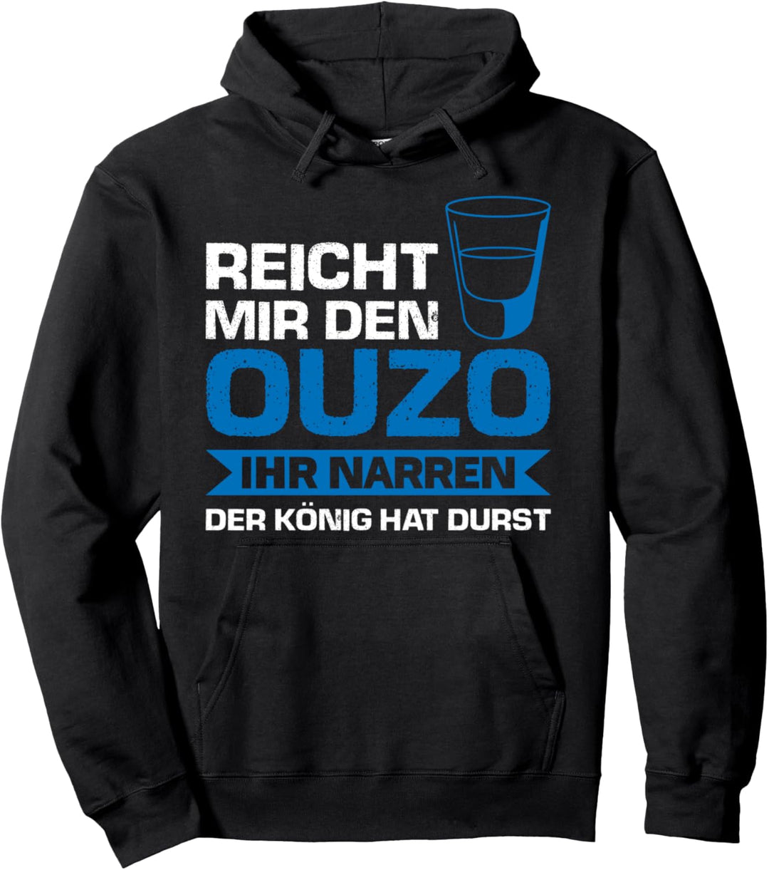 Ouzo Anisschnaps Griechenland Pullover Hoodie