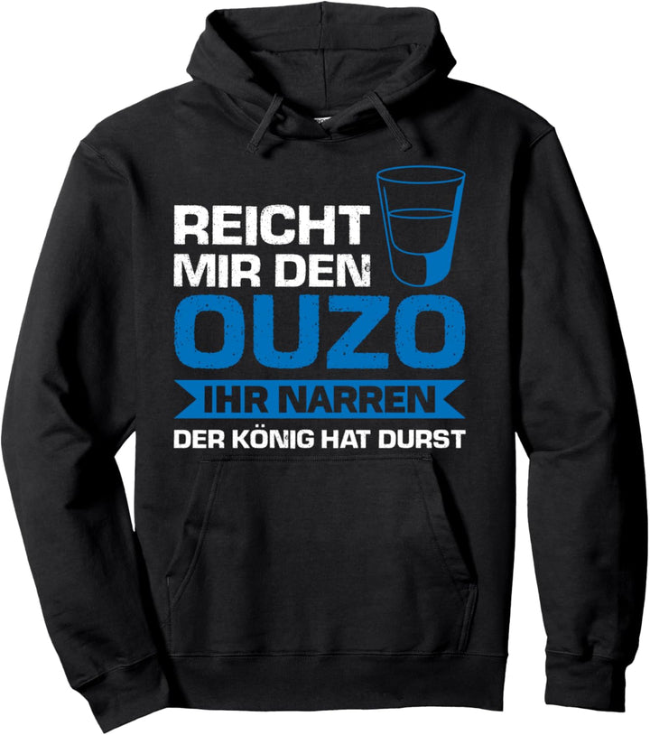 Ouzo Anisschnaps Griechenland Pullover Hoodie