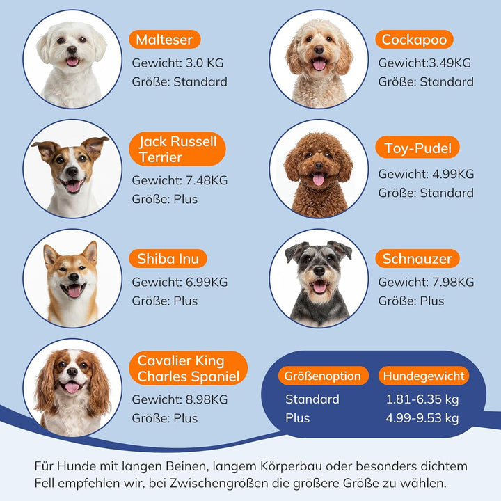 Supet hundetasche für kleine Hunde, Verstellbare Leichte & Atmungsaktive hundetragetasche, Welpen-Tr